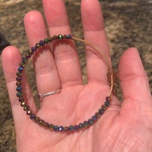 Alex & Ani Northern lights Brilliance gold bangle